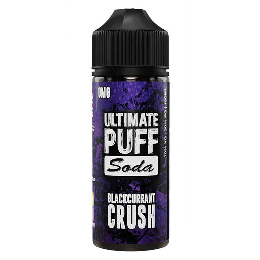 Ultimate Puff Soda Blackcurrant Crush 100ml Shortfill E-Liquid