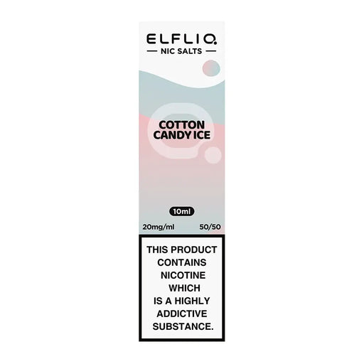 Elf Bar ElfLiq Cotton Candy Nic Salt Vape Juice 10ml