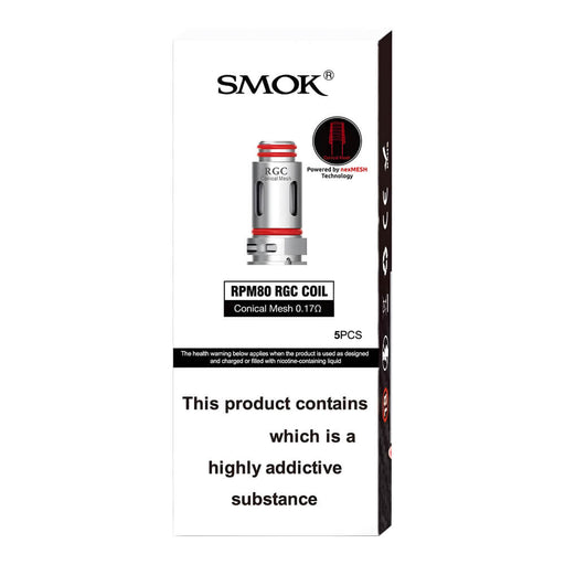 Smok RPM80 RGC Conical  Mesh Coils 0.17ohms (Pack of 5)