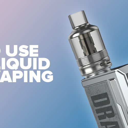 When Vaping, How To Use Less E-Liquid