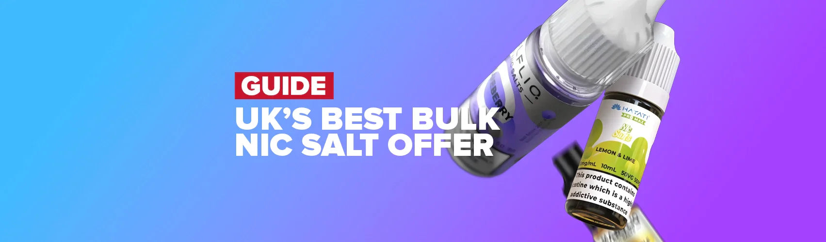 Bar Juice 5000, Elfliq Nic Salts & More: UK's Best Bulk Nic Salt Offer