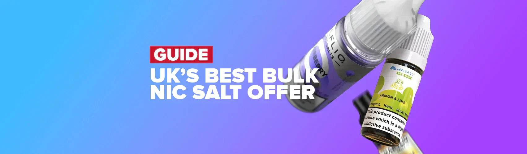 Bar Juice 5000, Elfliq Nic Salts & More: UK's Best Bulk Nic Salt Offer
