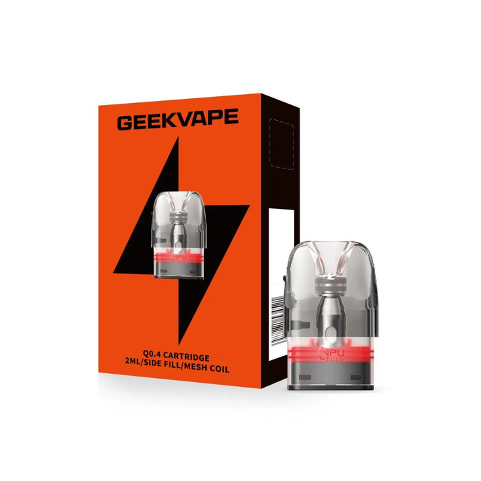 0.4ohm Side Fill Geekvape Q V2 Replacement Pod Cartridges