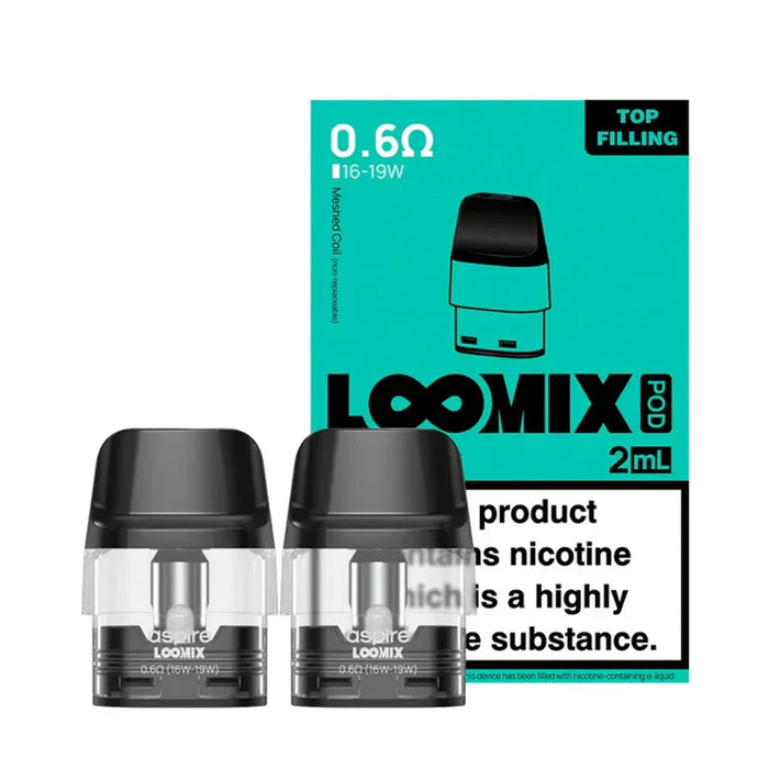 0.6 Ohm Aspire Loomix Pods