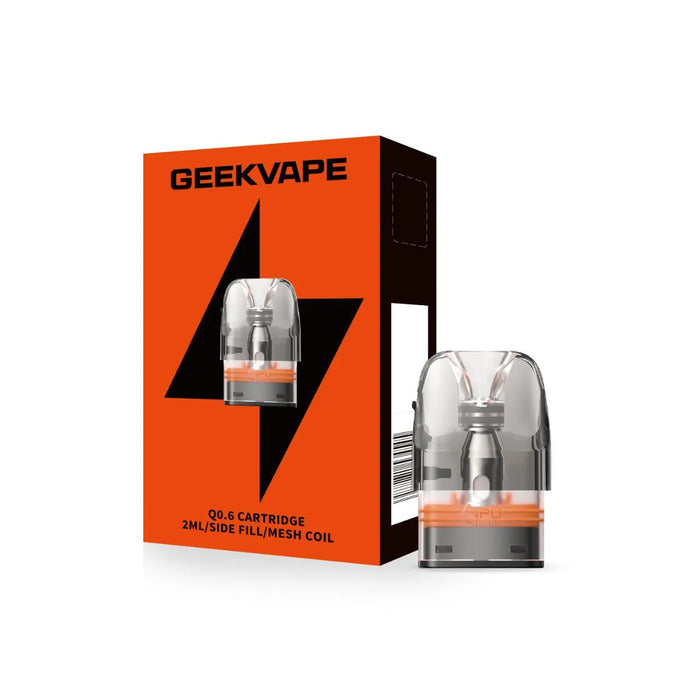 0.6ohm Side Fill Geekvape Q V2 Replacement Pod Cartridges