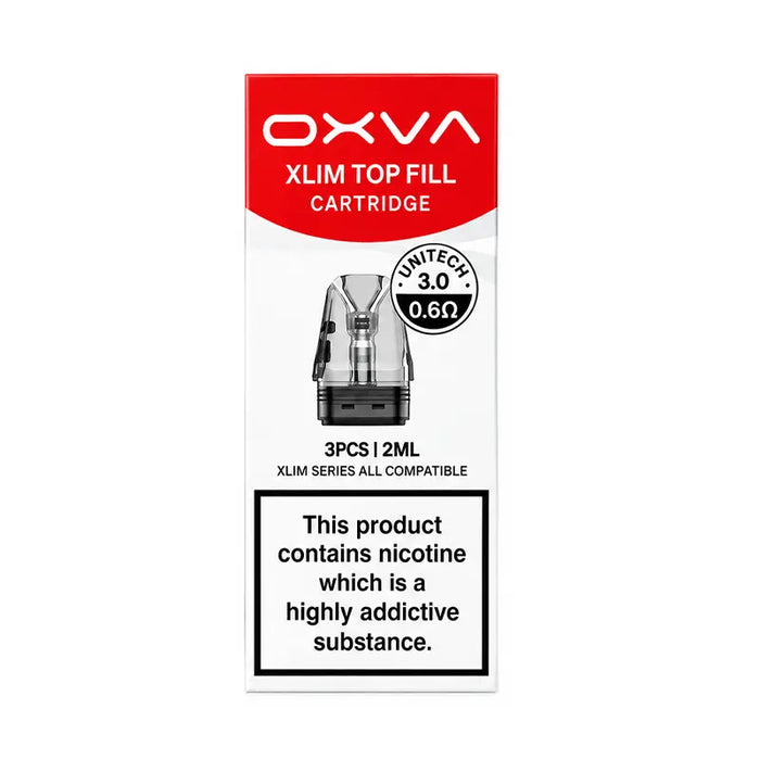 0.6ohm Oxva Xlim UNITECH 3.0 Replacement Pod Cartridges