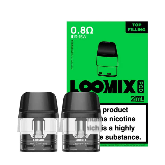 0.8 Ohm Aspire Loomix Pods