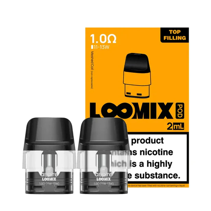1.0 Ohm Aspire Loomix Pods