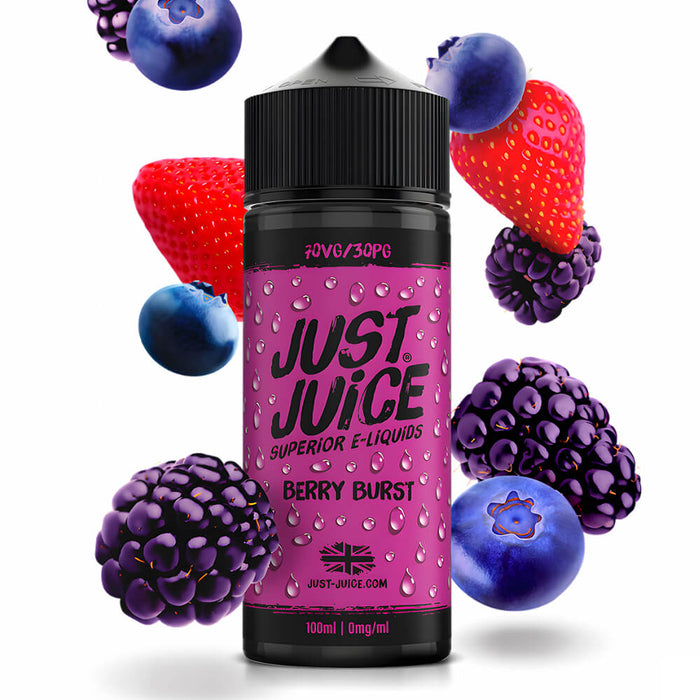 berry burst vape juice Berry Burst 100ml Vape Juice by Just Juice