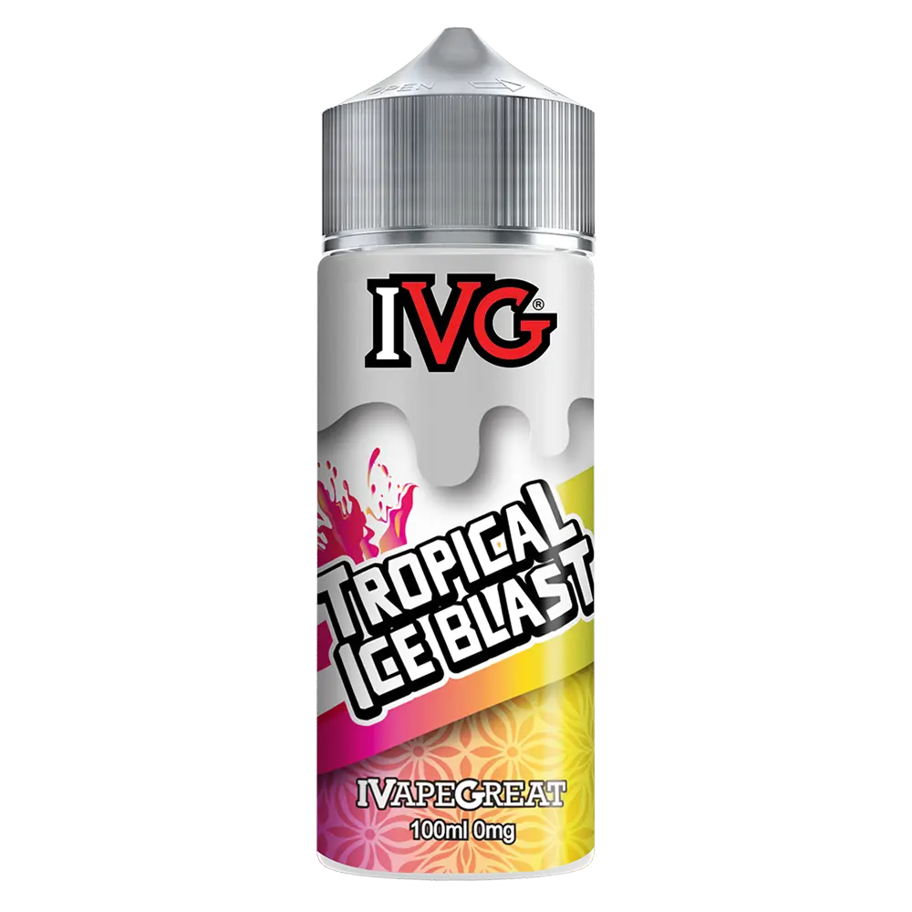 IVG Tropical Ice Blast Vape Juice 100ml 70/30 Shortfill