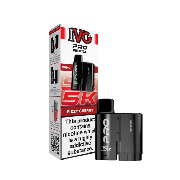 Fizzy Cherry IVG PRO 5K Prefilled Pods