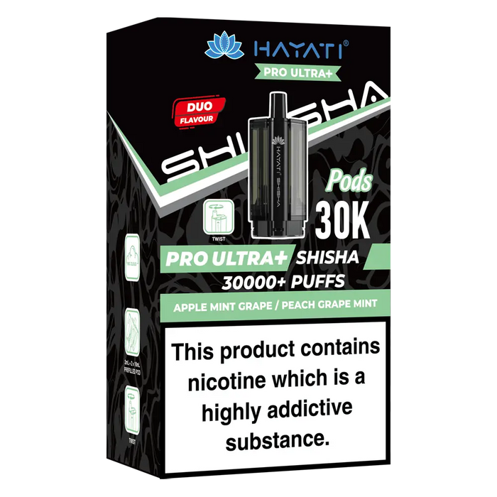 Hayati Pro Ultra Shisha 30K Prefilled Pods