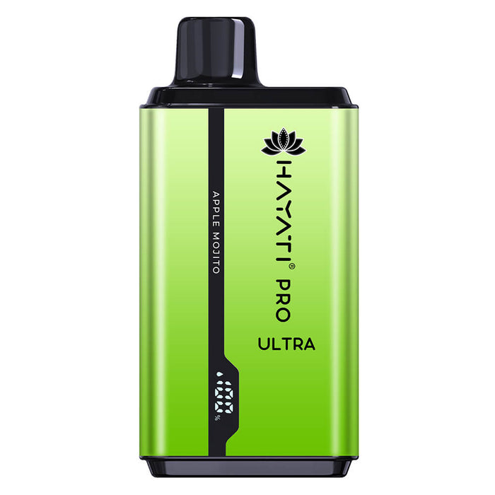 Hayati Pro Ultra 15000 Apple Mojito 0 Nicotine Disposable Vape