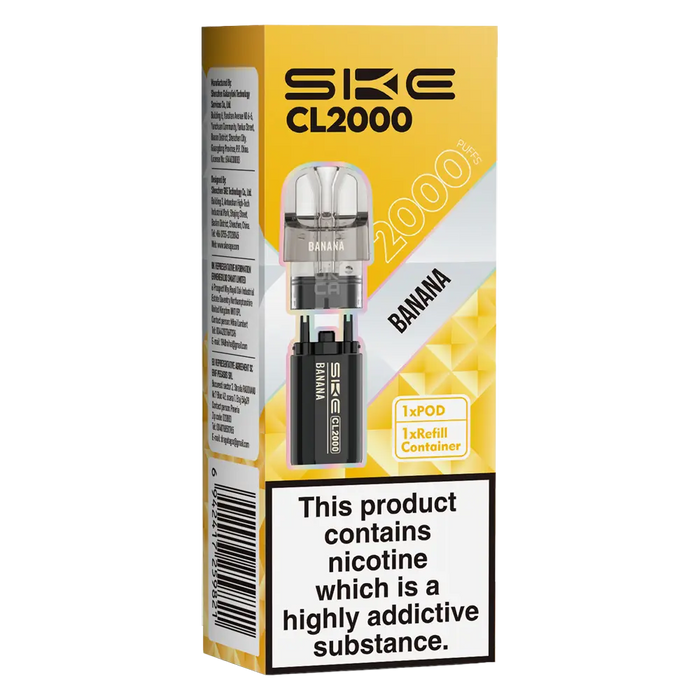 SKE Crystal CL2000 Prefilled Pods