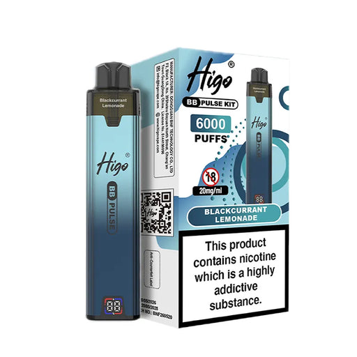 Black Currant Lemonade Higo BB Pulse 6000 Pod Kit