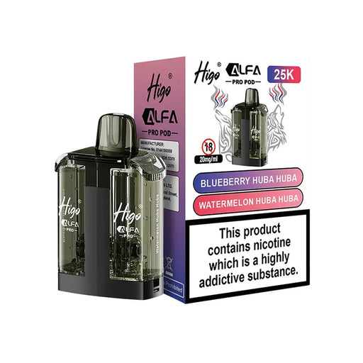 Blueberry Huba Huba Watermelon Huba Huba Higo Alfa Pro 25k Pod