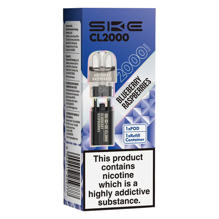 SKE Crystal CL2000 Prefilled Pods