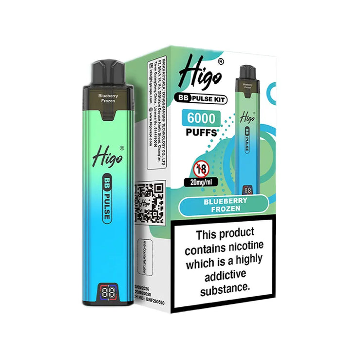 Blueberry Frozen Higo BB Pulse 6000 Pod Kit
