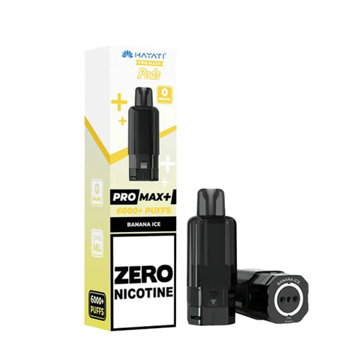 Banana Ice Hayati Pro Max Plus 6000 Zero Nicotine Pods