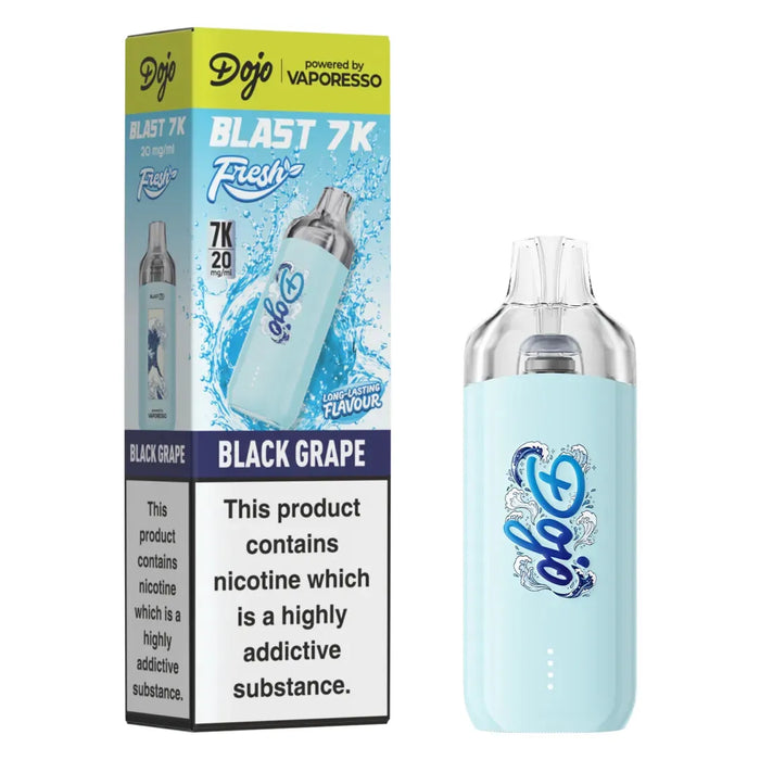 Black grape Vaporeso Dojo Blast 7k Fresh Pod Kit