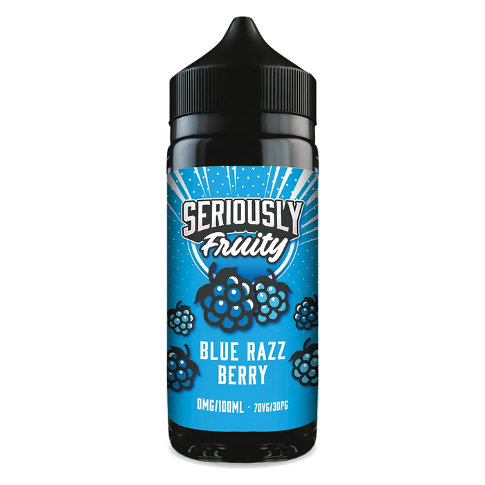 Blue Razz Berry Shortfill E-Liquid 100ml by Seriously Fruity