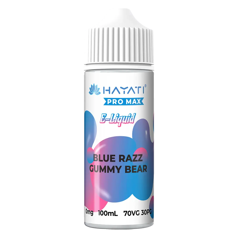 Hayati Blue Razz Gummy Bear 100ml Shortfill Vape Juice Hayati Blue Razz Gummy Bear 100ml Shortfill Vape Juice
