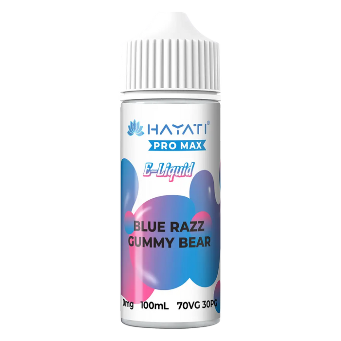 Hayati Blue Razz Gummy Bear 100ml Shortfill Vape Juice