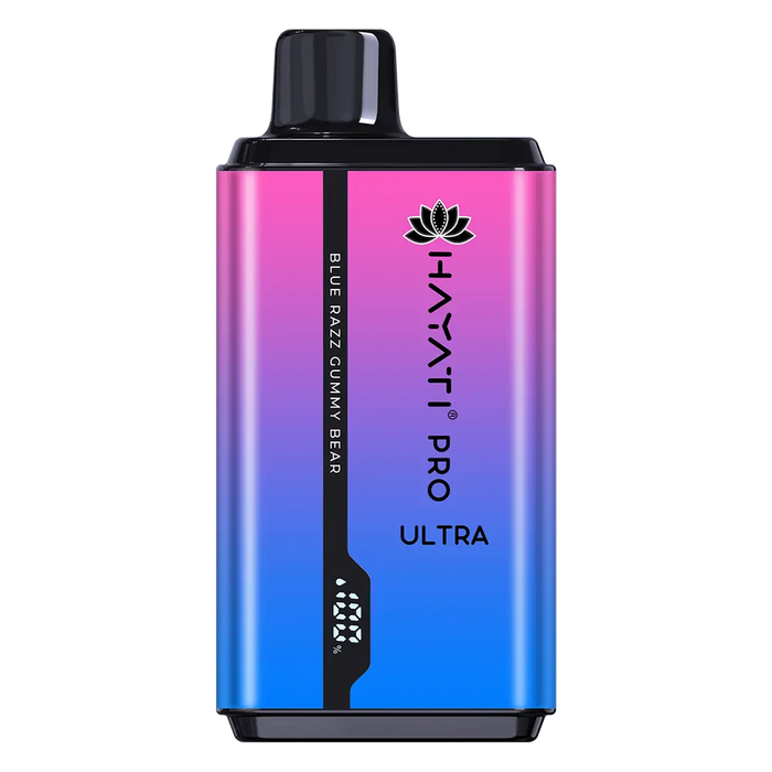 Hayati Pro Ultra 15000 Blue Razz Gummy Bear 0 Nicotine Disposable Vape