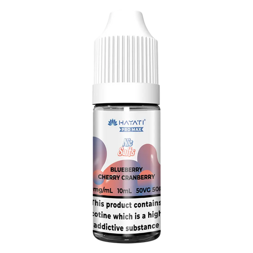 Hayati Pro Max Blueberry Cherry Cranberry Nic Salt Vape Juice
