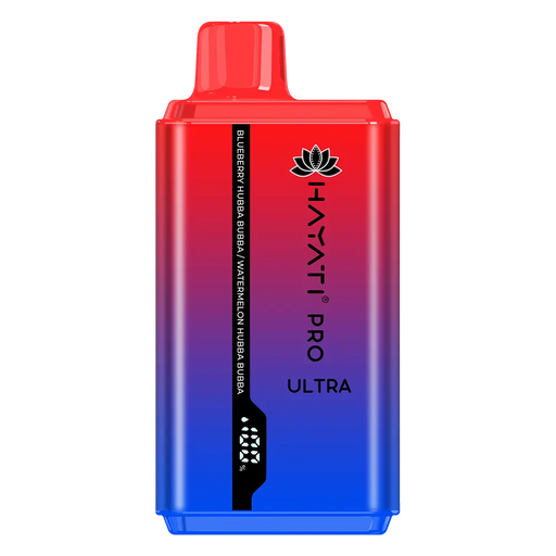 Hayati Pro Ultra 15000 Blueberry Hubba Hubba /Watermelon Hubba Hubba 0 Nicotine Disposable Vape