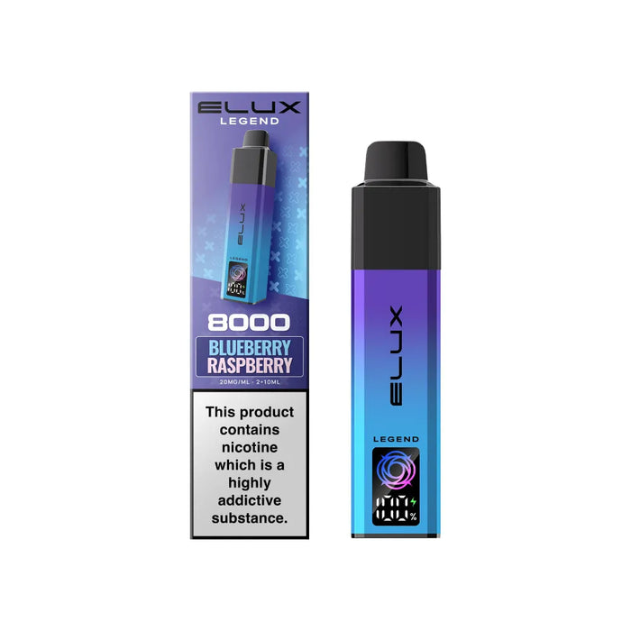 Blueberry Raspberry Elux Legend 8k Pod Kit