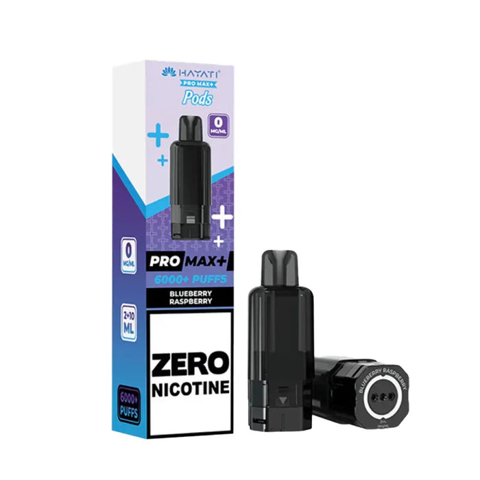 Blueberry Raspberry Hayati Pro Max Plus 6000 Zero Nicotine Pods