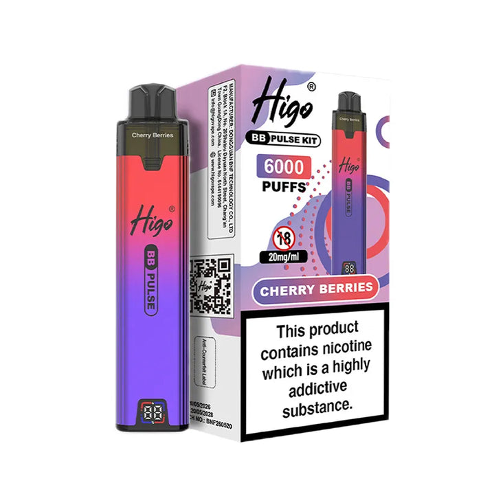Cherry Berries Higo BB Pulse 6000 Pod Kit