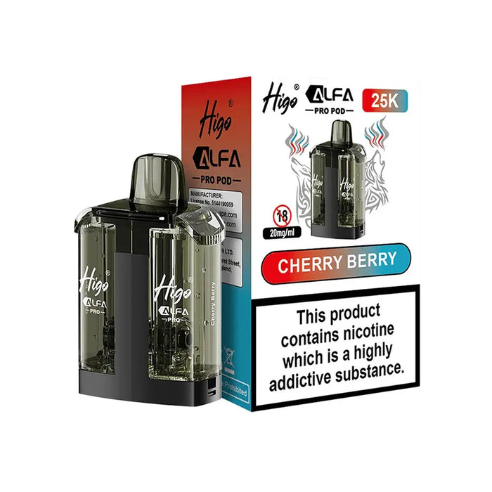Cherry Berry Higo Alfa Pro 25k Pods