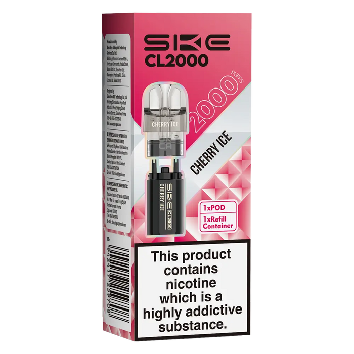 SKE Crystal CL2000 Prefilled Pods