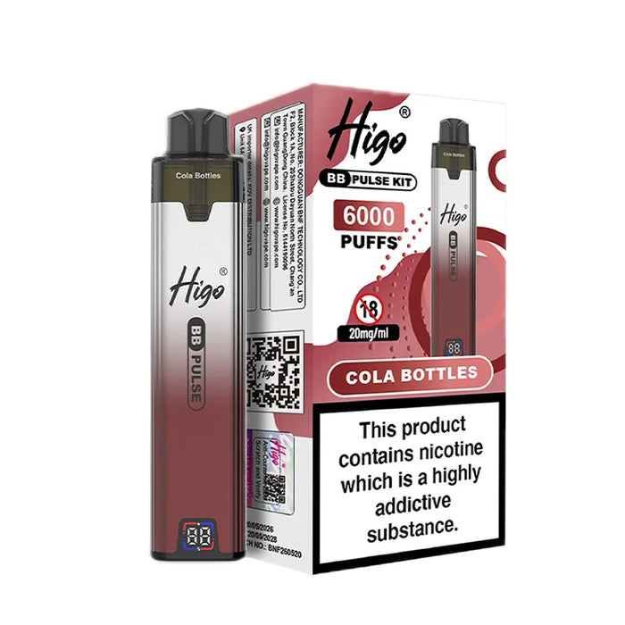 Cola Bottles Higo BB Pulse 6000 Pod Kit