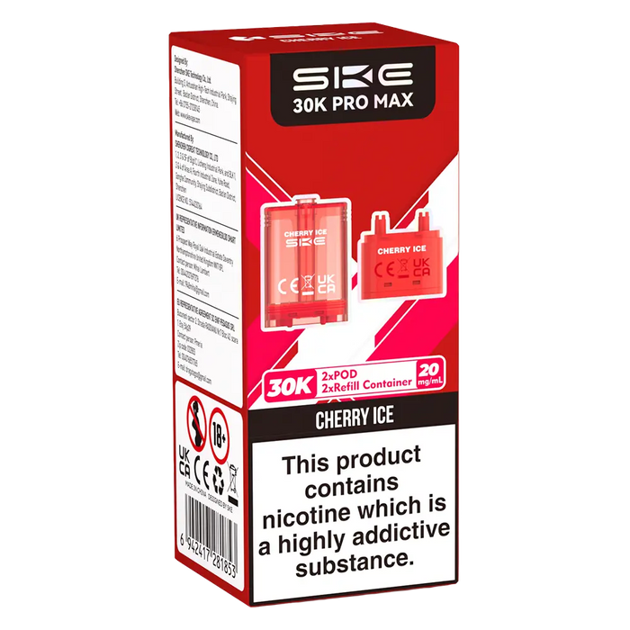 SKE Crystal 30K Pro Max Prefilled Pods