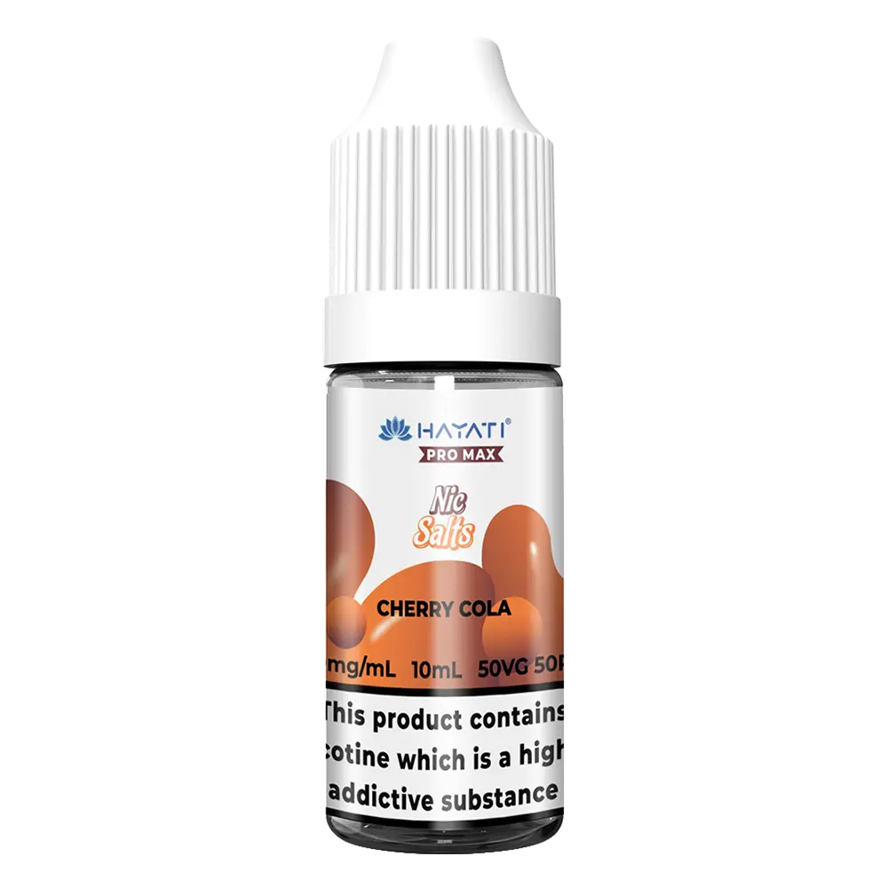 Hayati Pro Max Cherry Cola 10ml Nic Salt Vape Juice | 10 for 16 Hayati Pro Max Cherry Cola 10ml Nic Salt Vape Juice | 10 for 16