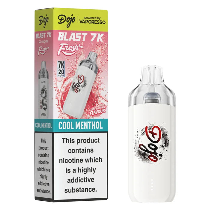 Cool Menthol Vaporeso Dojo Blast 7k Fresh Pod Kit