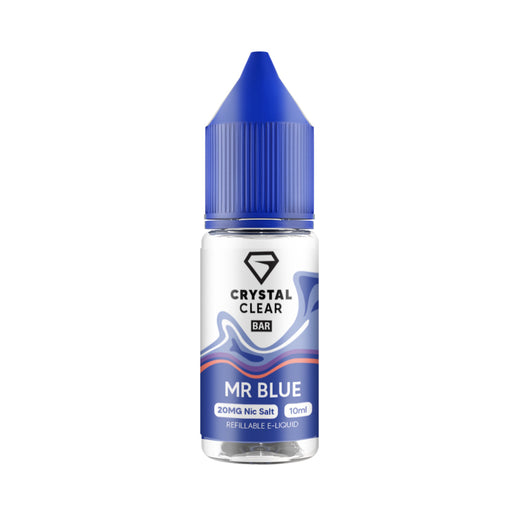 Crystal Clear Mr Blue Nic Salt Vape juice 10ml
