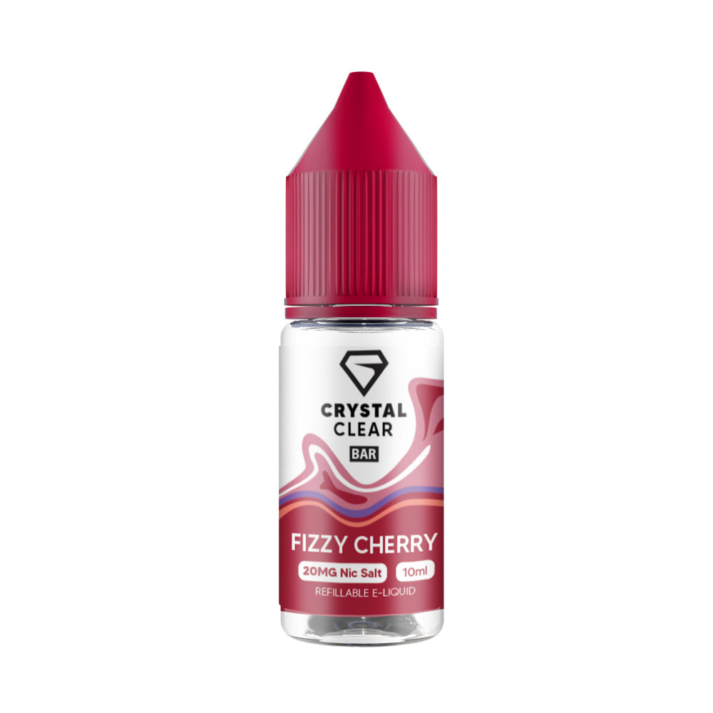 Crystal Clear Fizzy Cherry Nic Salt Vape Juice 10ml