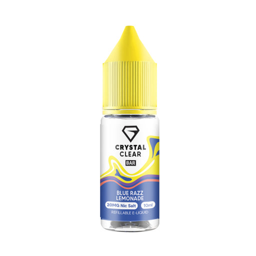 Crystal Clear Blue Razz Lemonade Nic Salt Vape juice 10ml