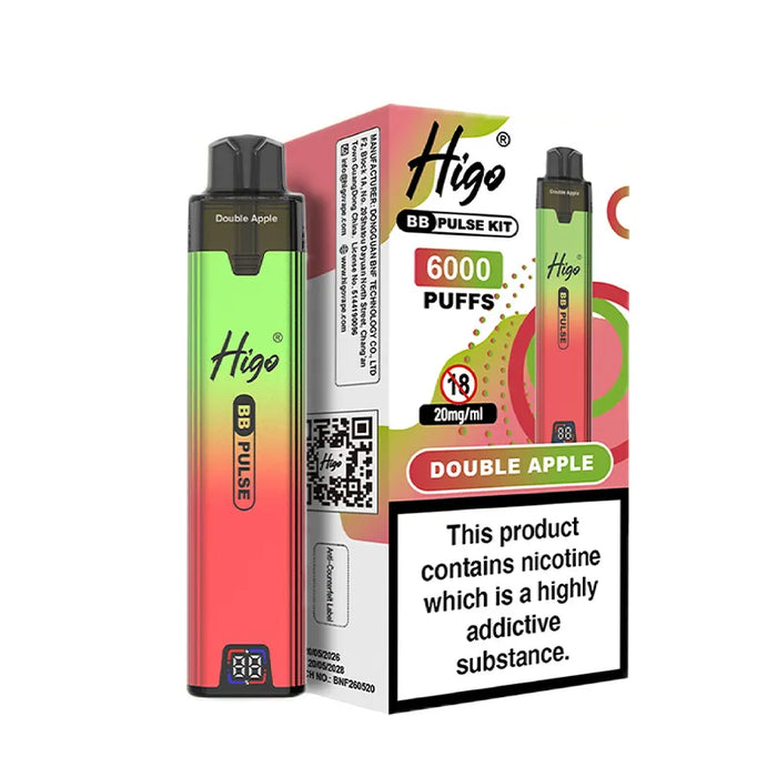 Double Apple Higo BB Pulse 6000 Pod Kit