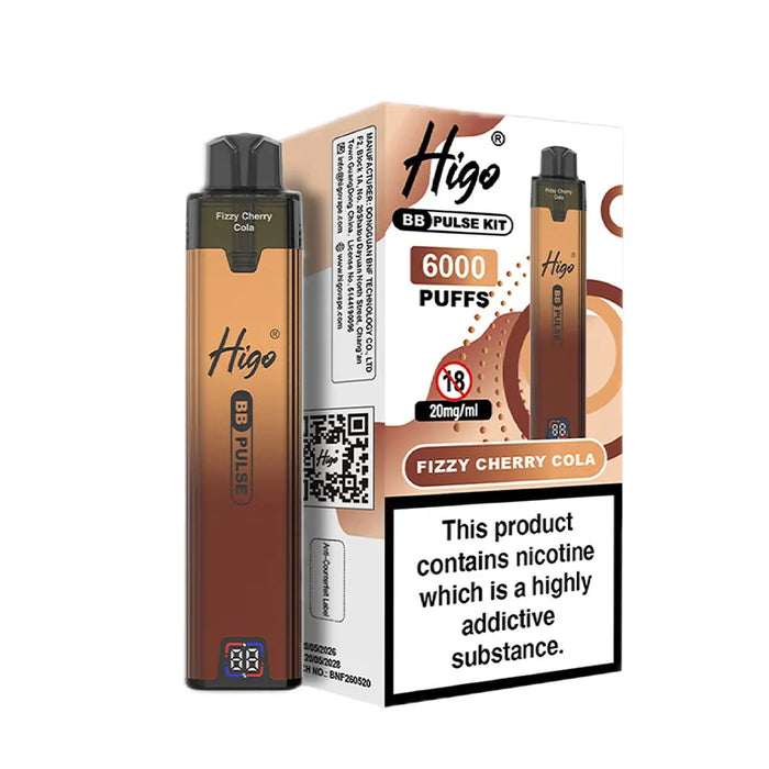 Fizzy Cheery Higo BB Pulse 6000 Pod Kit