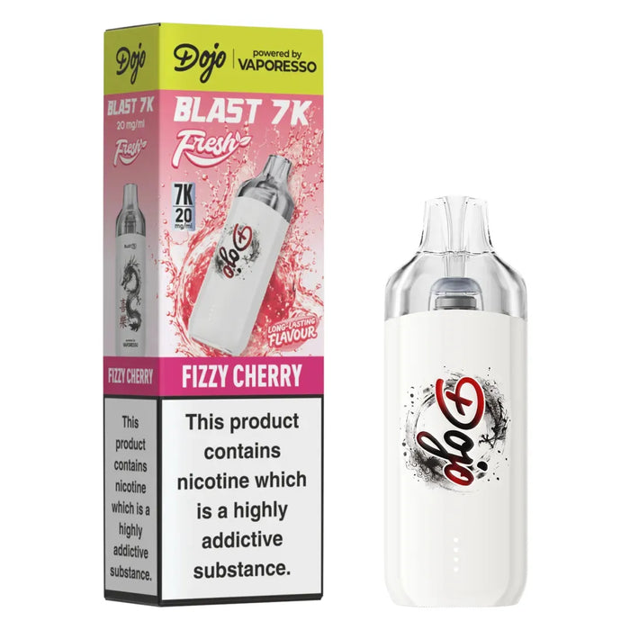 Fizzy Cherry Vaporeso Dojo Blast 7k Fresh Pod Kit