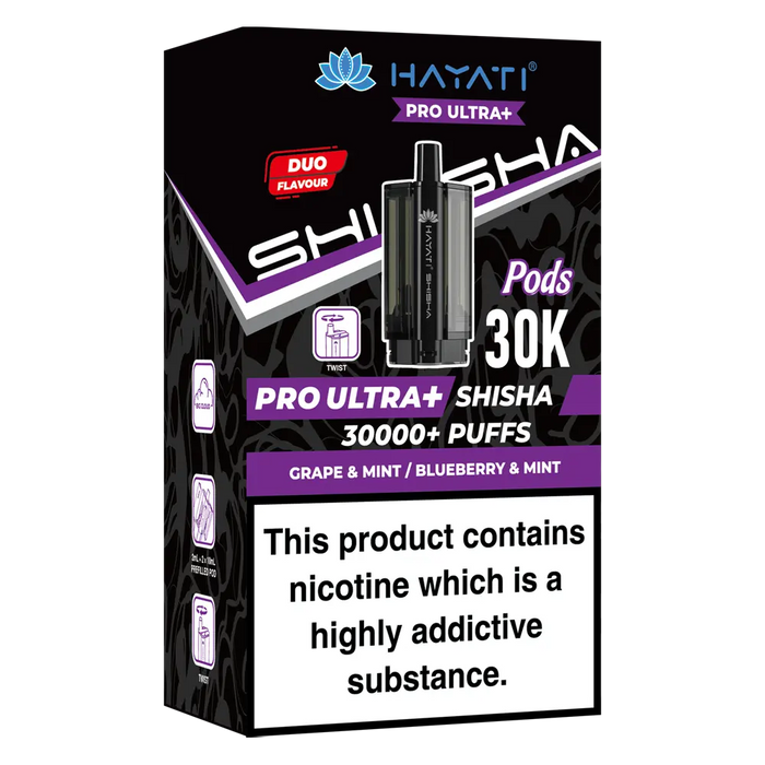 Hayati Pro Ultra Shisha 30K Prefilled Pods