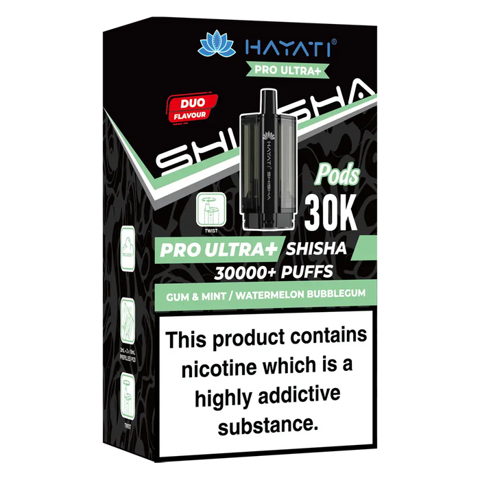 Hayati Pro Ultra Shisha 30K Prefilled Pods