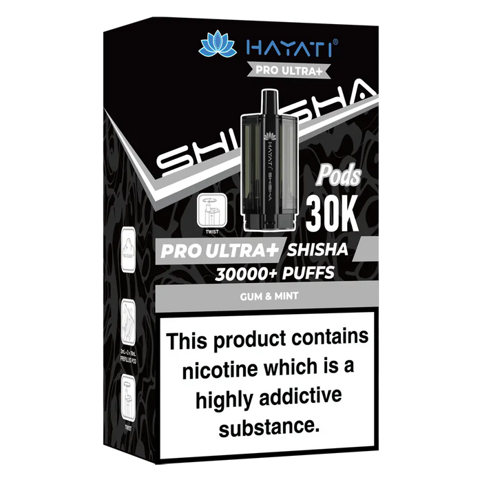 Hayati Pro Ultra Shisha 30K Prefilled Pods