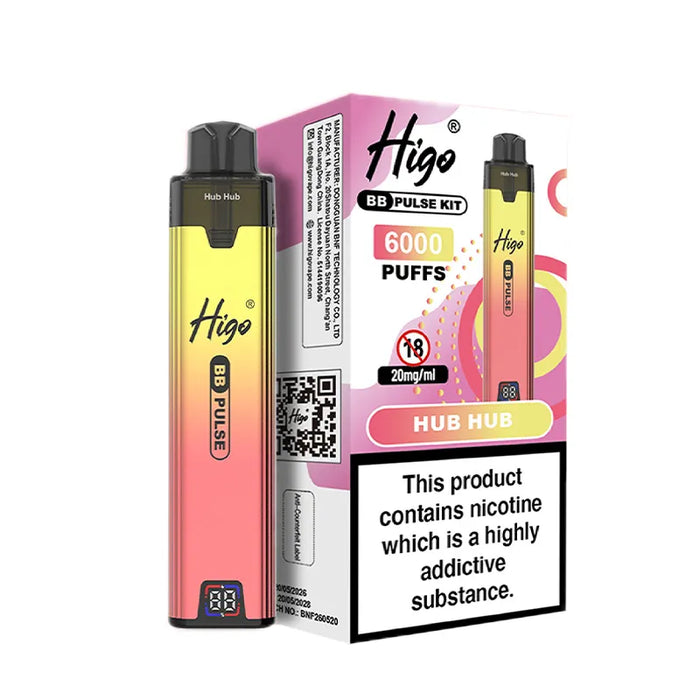 Hub Hub Higo BB Pulse 6000 Pod Kit