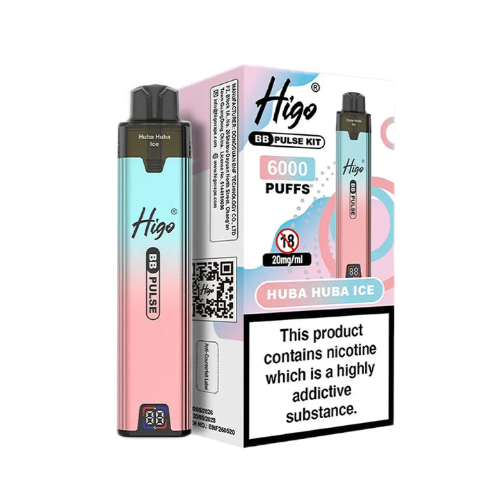 Hubba Hubba Ice Higo BB Pulse 6000 Pod Kit
